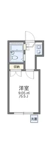 レオパレスエイコーン【1階】の間取り