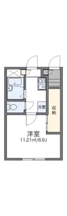 レオパレスジュリアン【1階】の間取り