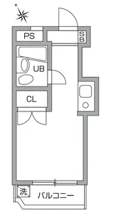 ハイム中原PART1【1階】の間取り