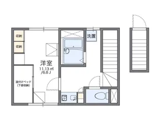 レオパレスHOPE【2階】の間取り