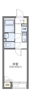 レオネクストシャトン【2階】の間取り