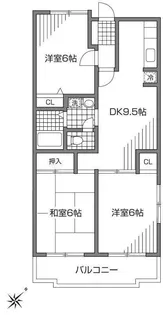 ウィンダム宮前【2階】の間取り