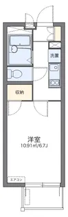 レオパレスルミエール 駒場東大【1階】の間取り