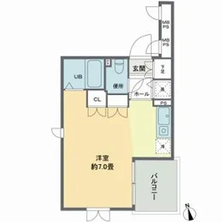 カルトゥーシュ芦花【3階】の間取り