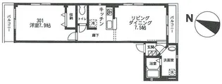 ホワイトメゾン久我山【3階】の間取り