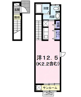 シルフィード八雲 Ⅰ【2階】の間取り