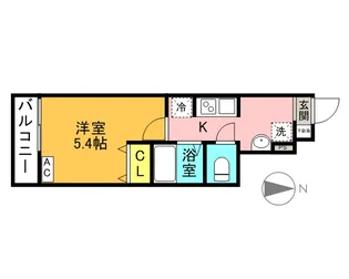 リブリ・MAKE ARROW【1階】の間取り