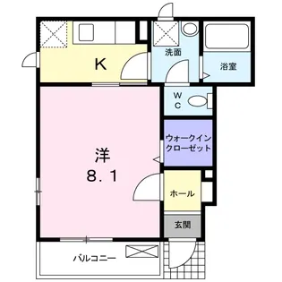 アルカンシエル【1階】の間取り