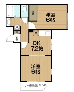 ツインクレスト【2階】の間取り