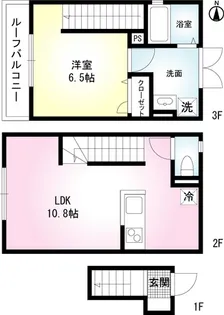 メゾンド豪徳寺【2階】の間取り