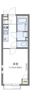 クレイノマナステイツ【2階】の間取り