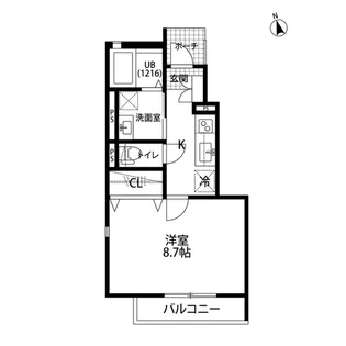 デュラ・カーサ宮前【1階】の間取り
