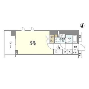 アプローズ大泉学園ガレリア【5階】の間取り