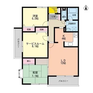 武蔵野パークヒルズ【3階】の間取り
