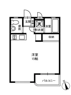 メゾンアンドー【1階】の間取り