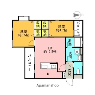 東京都三鷹市新川6丁目【マンション】の間取り