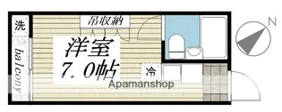 メゾン・ド・ヴァンクール【3階】の間取り