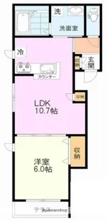 ピアッツア吉祥寺【1階】の間取り