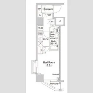 プラウドフラット富士見台【5階】の間取り