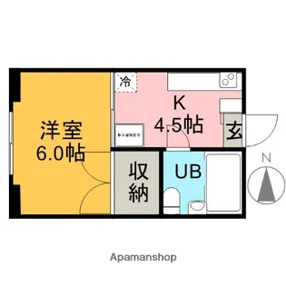 サンハイム【1階】の間取り