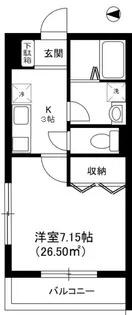グラッセア馬事公苑第二【2階】の間取り
