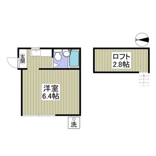 セドルハイム氷川台A棟【101号室】の間取り