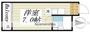 メゾン・ド・ヴェスタル【2階】の間取り
