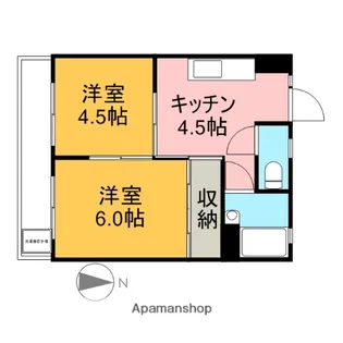 第1野村ビル【2階】の間取り