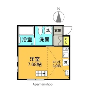 東京都小金井市緑町5丁目【アパート】の間取り