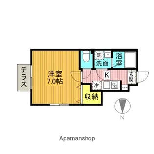 東京都小金井市東町4丁目【アパート】の間取り