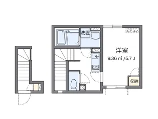 クレイノ久我山【2階】の間取り