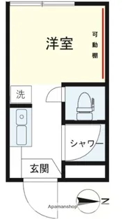 東京都杉並区下高井戸3丁目【アパート】の間取り