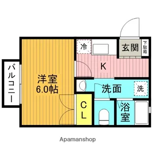 東京都三鷹市上連雀9丁目【アパート】の間取り