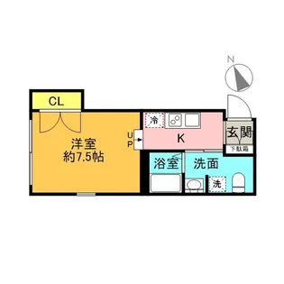 LA PERLA OGIKUBO【1階】の間取り