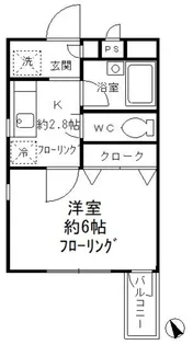 東京都杉並区松庵3丁目【アパート】の間取り