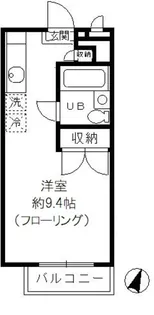 フラット・ケント【2階】の間取り