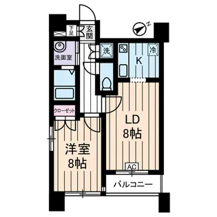 リリエンベルグ弐番館【7階】の間取り