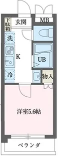 ゼルコバハイツ【2階】の間取り