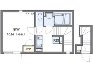 クレイノシンフォニア【2階】の間取り