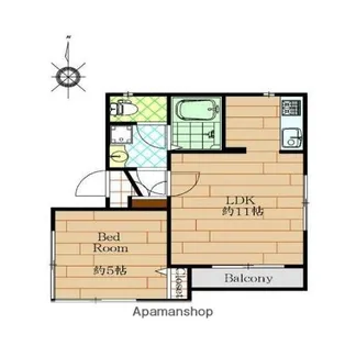東京都杉並区井草1丁目【アパート】の間取り