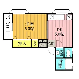 東京都三鷹市上連雀7丁目【マンション】の間取り