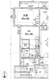 ピアコートTM武蔵関弐番館【5階】の間取り
