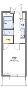 レオパレスタツミハウス【2階】の間取り