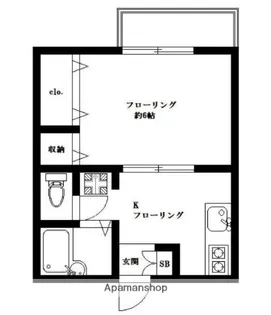 東京都三鷹市井口3丁目【アパート】の間取り