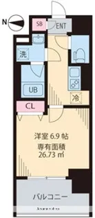 東京都中野区中野3丁目【マンション】の間取り