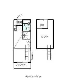 アビタシオン東伏見A【1階】の間取り
