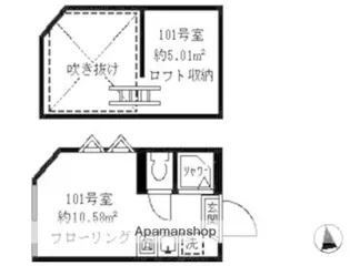東京都世田谷区代田1丁目【アパート】の間取り