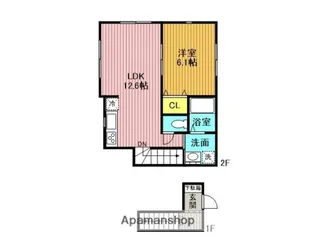 CUORE(クオーレ)【2階】の間取り