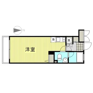 レジディア笹塚【1階】の間取り