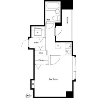 ウイング高円寺南【0201号室】の間取り